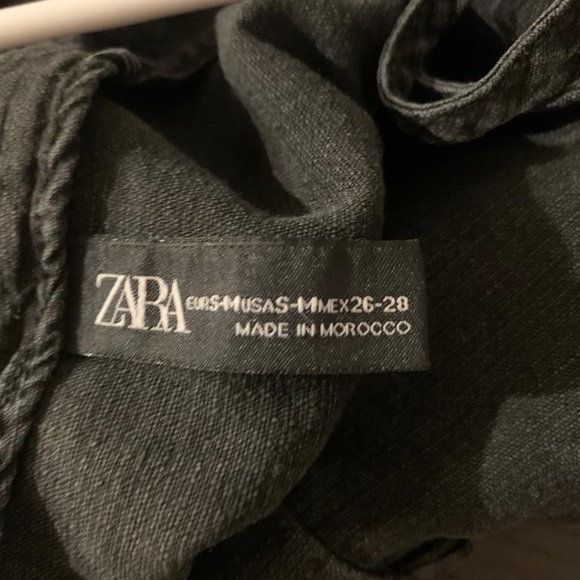 ZARA SIZE SMALL  LINEN TOP - Picture 3 of 4